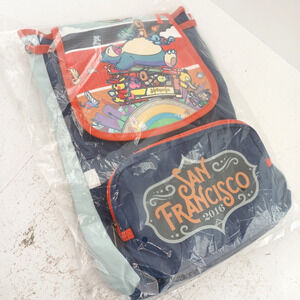 Pokemon Worlds 2016 SF Backpack Snorlax Charizard Art Navy Promo Bag New Sealed